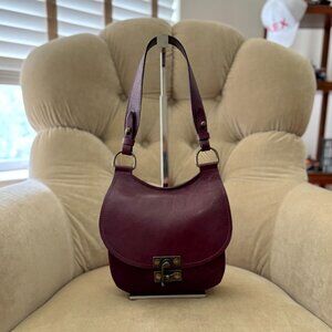 NEW Auth SUNDANCE Iconic Wondering Way Suede & Leather MINI Saddle Bag